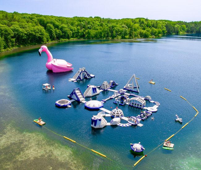 Giant Floating Flamingo